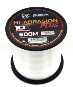 Pioneer High Abrasion 600m Clear Fishing Line 0.30mm - 15lb/6.8kg