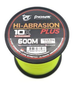 Pioneer High Abrasion 600m Yellow Nylon Fishing Line 0.30mm - 15lb/6.8kg