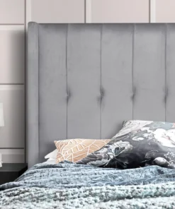 Piper Queen Headboard, Dove Grey