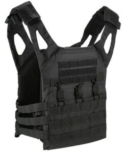 PLA Bulletproof Tactical Vest - Front & Back Ballistic Plate Pouches YJ-1
