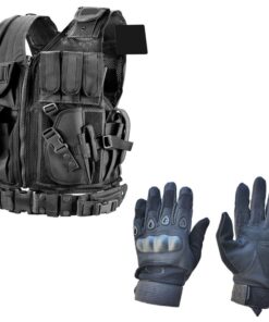 PLA Tactical Vest for Right-Hand Shooters JY-16 + Tactical Glove JY-8