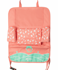 Planet Buddies Kick Mat Holder & In-Car Organizer - Owl Pink