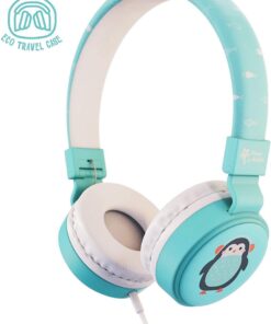 Planet Buddies Pepper the Penguin Wired Headphones - Blue Penguin