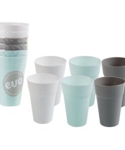 Plastic Tumblers Set of 6 Assorted Colours (24 Pack)