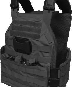 Plate Carrier -Tactical Vest With Patented Rapid Quick Release - Black