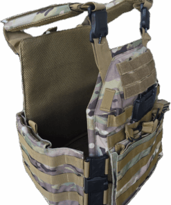 Plate Carrier -Tactical Vest With Patented Rapid Quick Release - multicam