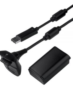 Play and Charge Kit Black (Xbox 360)