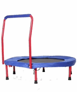 PLAYFREE 36" 92.5cm Kids Trampoline with Handle Bar