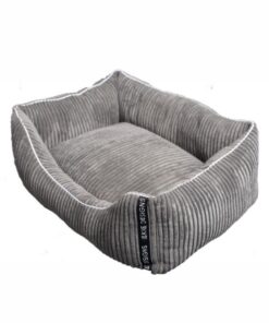 Plush Pet Bed - Grey