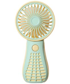 Pocket fan Portable Mini USB Rechargeable Handheld Powerful Fan - Yellow
