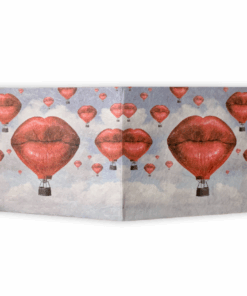 Pockety Wallets - Ultra thin Tyvek Material Wallet - Balloon Lips