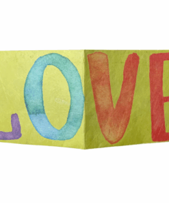 Pockety Wallets - Ultra thin Tyvek Material Wallet - Love Yellow