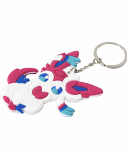 Pokemon Eevee Evolution Keyrings - Pink