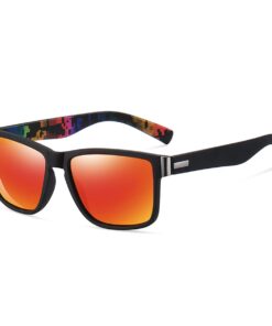 Polarized Sports Vintage Sunglasses Cycling Fishing Golf Fashion Sunglasses - Red