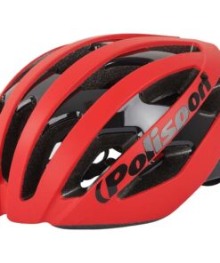 Polisport Light Pro Adult Helmet - Red, Black