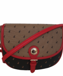 Polo Peninsula Flapover Crossbody Red