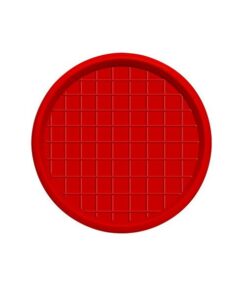 Poltek Poultry Round Feed Tray Red