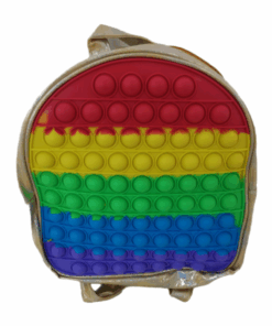 Pop It Backpack Stylish Glitter Design Backpack Bag With In Fashion Pop It - Beige