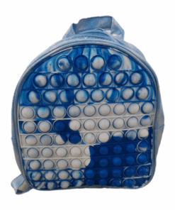 Pop It Backpack Stylish Glitter Design Backpack Bag With In Fashion Pop It - Blue