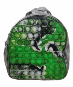 Pop It Backpack Stylish Glitter Design Backpack Bag With In Fashion Pop It - Grey