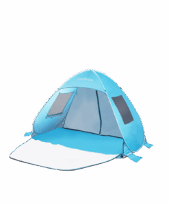 Pop Up Beach Tent - with Windows - Extendable Side/Floor - Fits 4 People