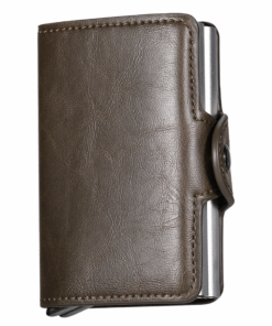 Pop Up Credit Card Holder Wallet RFID Blocking & Money Clip & 10-14 Cards - Dark Olive