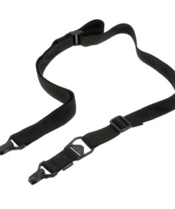 Portable Adjustable Tactical Hunting Gun Strap Rifle Point Sling - Black