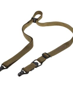 Portable Adjustable Tactical Hunting Gun Strap Rifle Point Sling - Tan