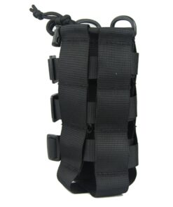 Portable Adjustable Tactical Water Bottle Pouch For Hiking - Black