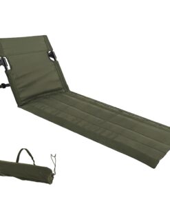 Portable Beach Lounger ,Folding Padded Mat - Green