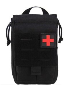 Portable Black First Aid/Survival Bag