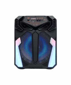 Portable -BT-1208 - Wireless LED Trolley Speaker with Remote and Microphone