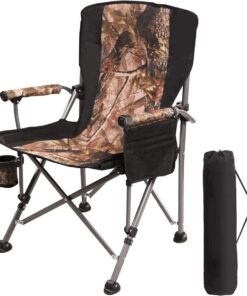 Portable Camping Chair With Cup Holder And Side Pocket