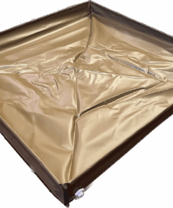 Portable Camping Shower Tray Large - Brown