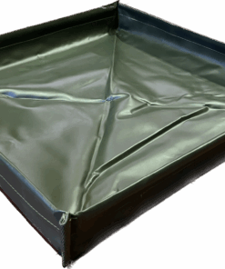 Portable Camping Shower Tray Large - Olive Green