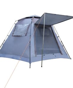 Portable Camping Tent for 4/5 Person -320x280cm - Grey