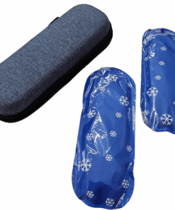 Portable Compact Mini Insulin Cooler Bag -Durable, Lightweight & Waterproof - Blue