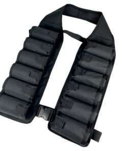 Portable Detachable Breathable 12 Pack Dozen Beer Waist Belt Black
