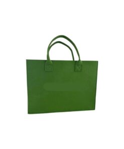 Portable Felt Shopping Bag SE-156 - 40 x 30 x 10cm - Green
