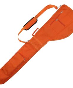 Portable Foldable Travel Training Practice Golf Club Bag - Orange
