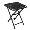 Portable Folding Camping Side Table with Cup Holders - Lightweight