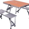 Portable Folding Indoor Outdoor Camping Picnic Table Set of 4 Seater