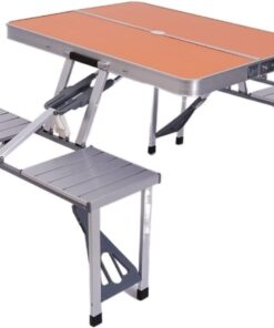 Portable Folding Indoor Outdoor Camping Picnic Table Set of 4 Seater