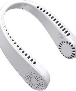 Portable Hanging Neck Fan Bladeless - White