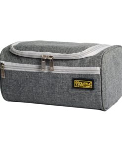 Portable Hanging Travel Toiletry Bag - Grey
