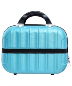 Portable Hard Shell 64 Holes Essential Oil Bottle Bag Carrying Case - Blue