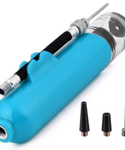 Portable Mini Ball Air Pump Basketball Football Inflator Pump-Blue