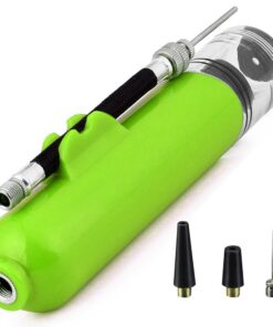 Portable Mini Ball Air Pump Basketball Football Inflator Pump-Green