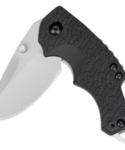 Portable Mini Foldable Knife Outdoor Survival and Mountaineering Knife - Black