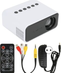 Portable Mini Home Theater Projector (White)
